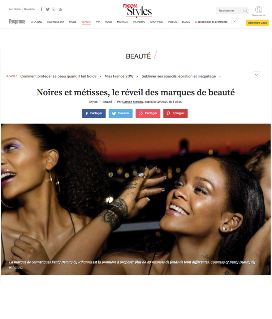 PAGE BLOG 46-L'Express Blog - Beaute femmes Noires et Metisses, le reveil des marques