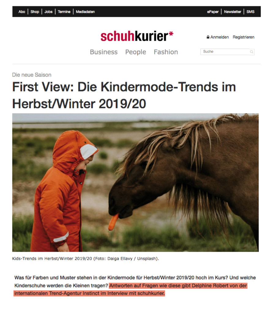 PAGE BLOG54-Schuh Kurier - Tendances FW19-20